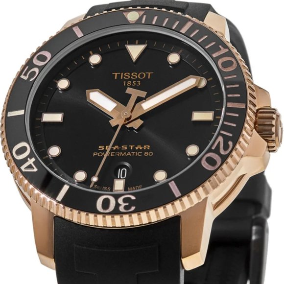 New Tissot Sea Star Men's 43mm Watch - Picture 2 of 5